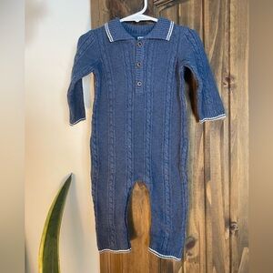 Collered Knitted Onesie